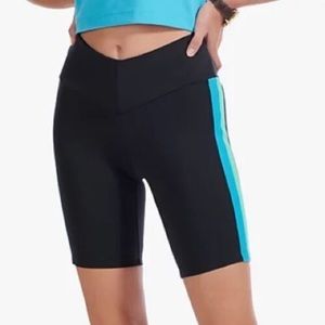 New Balance x STAUD - Bike Short - Navy/Bright Blue - Size XL